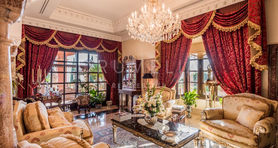 Storslått middelhavsvilla i Sierra Blanca, Marbella