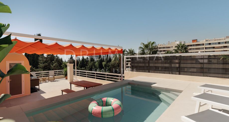 Modernes Penthouse mit privatem Pool im Zentrum von Marbella