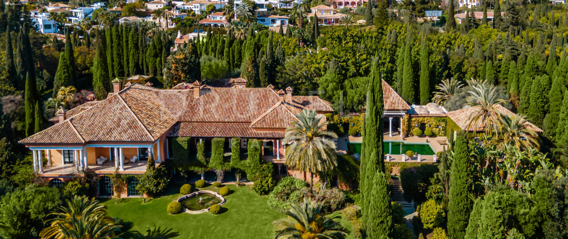 Andalusian-Style Villa with Panoramic Sea Views, Nagüeles, Golden Mile, Marbella