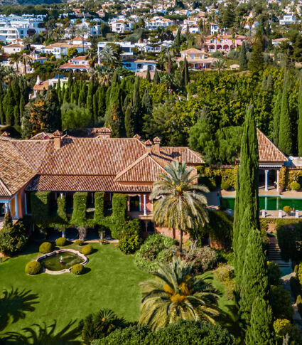 Andalusisk villa med panoramautsikt över havet, Nagüeles, Golden Mile, Marbella