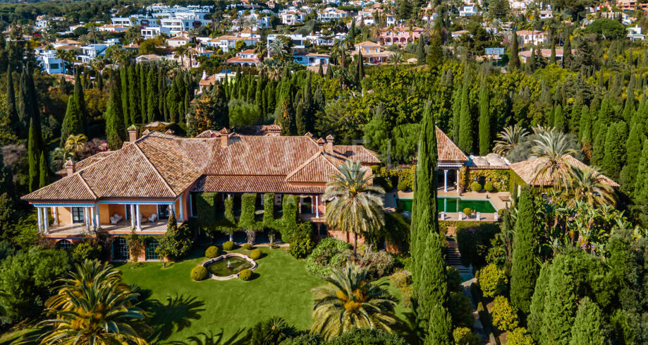 Andalusian-Style Villa with Panoramic Sea Views, Nagüeles, Golden Mile, Marbella