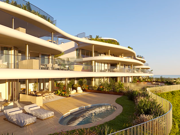 Luxuriöse 2-Schlafzimmer-Wohnung mit privatem Pool in La Quinta, Benahavís