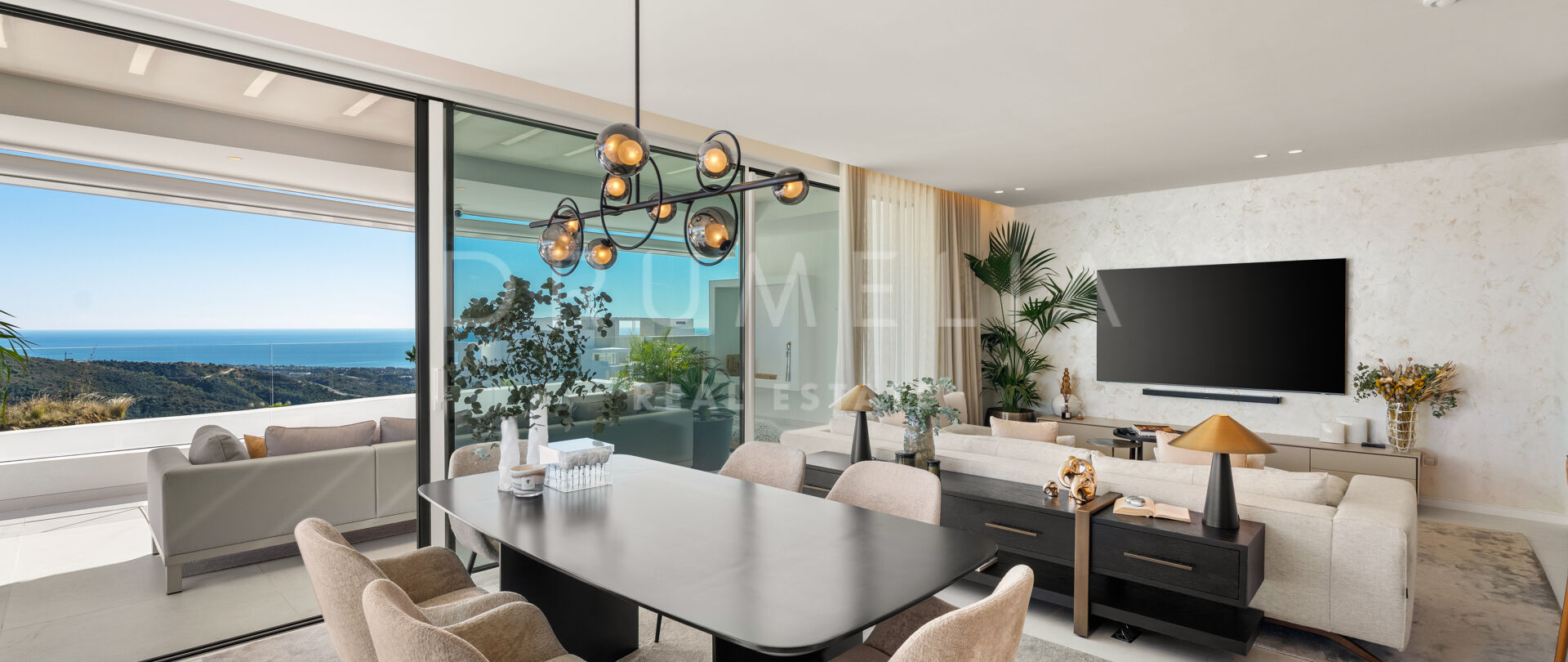 Elegant Modern Penthouse with Sea Views in Palo Alto, Ojén