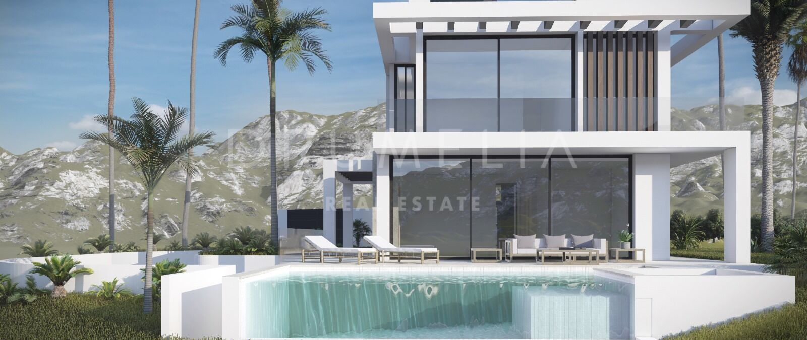 Hedendaagse villa met modern design in Buenas Noches, Estepona