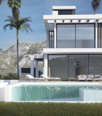 Villa contemporaine au design moderne à Buenas Noches, Estepona