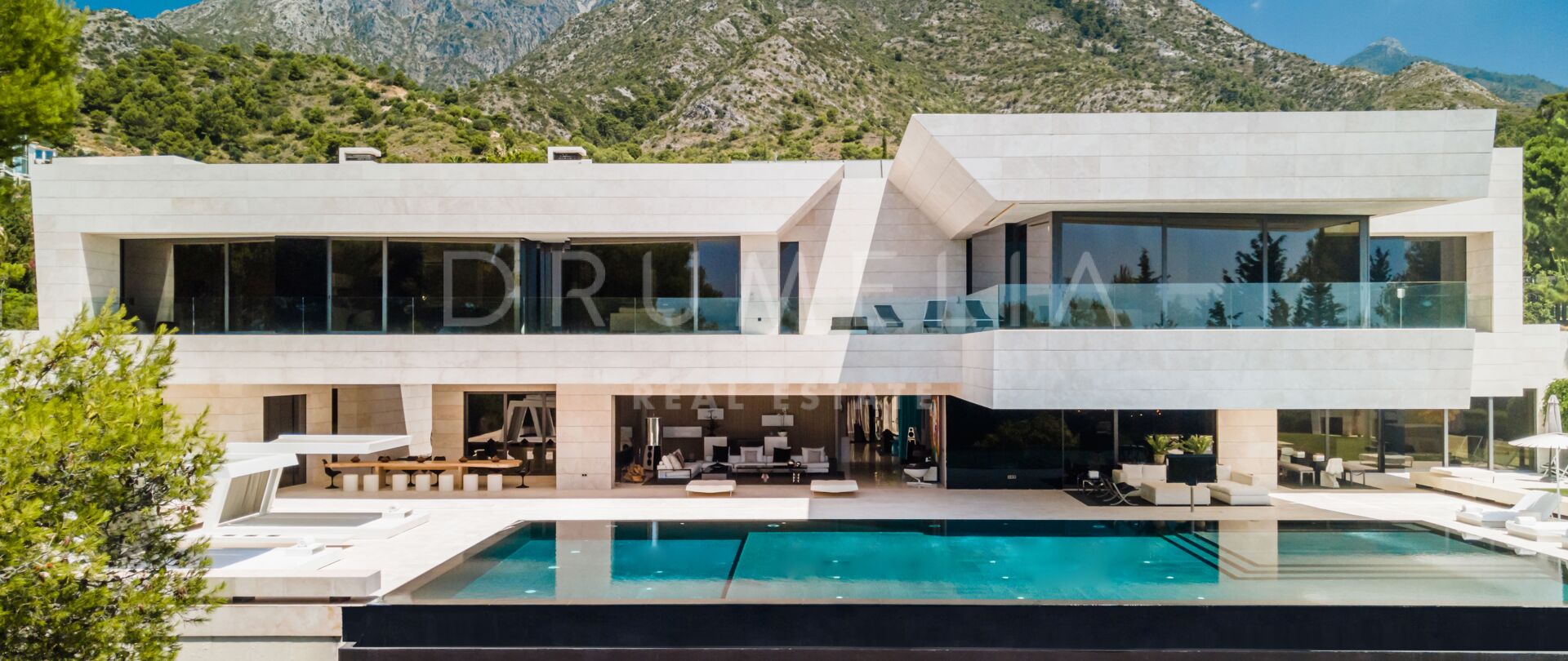 Contemporary Mediterranean Villa in Cascada de Camoján with Exceptional Privacy and Panoramic Views