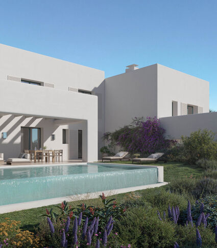 Moderne villa med 4 soverom omgitt av natur i Sotogrande