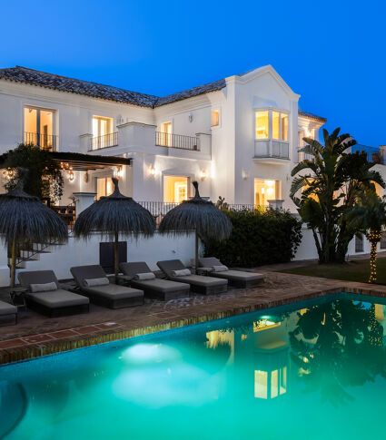 Elegant Coastal Retreat with Panoramic Views in Los Monteros