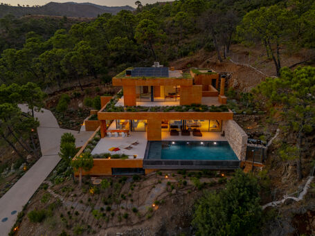 Privatliv og Utsikt i Fjellvilla i Monte Mayor Benahavís