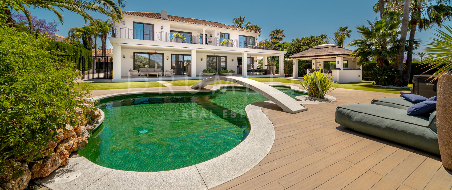 Nowoczesna willa z widokiem w Elvirii Marbella Wschód