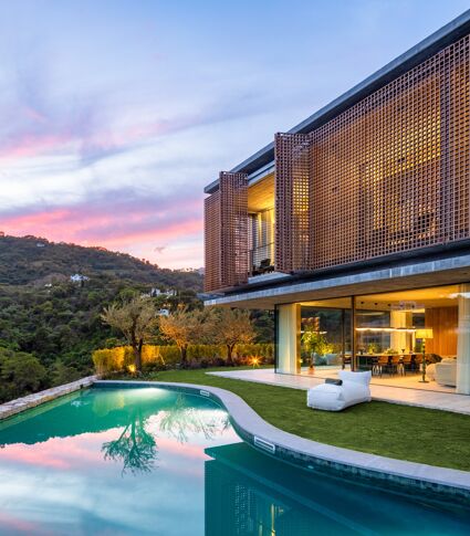 Designorientiertes Wohnen mit Panoramablick El Madroñal Benahavís