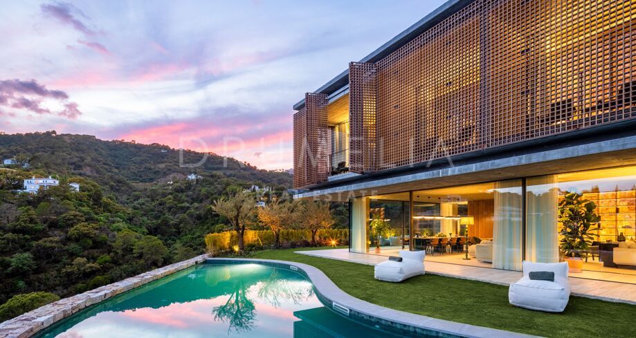 Życie w Stylu Design z Panoramicznym Widokiem El Madroñal Benahavís