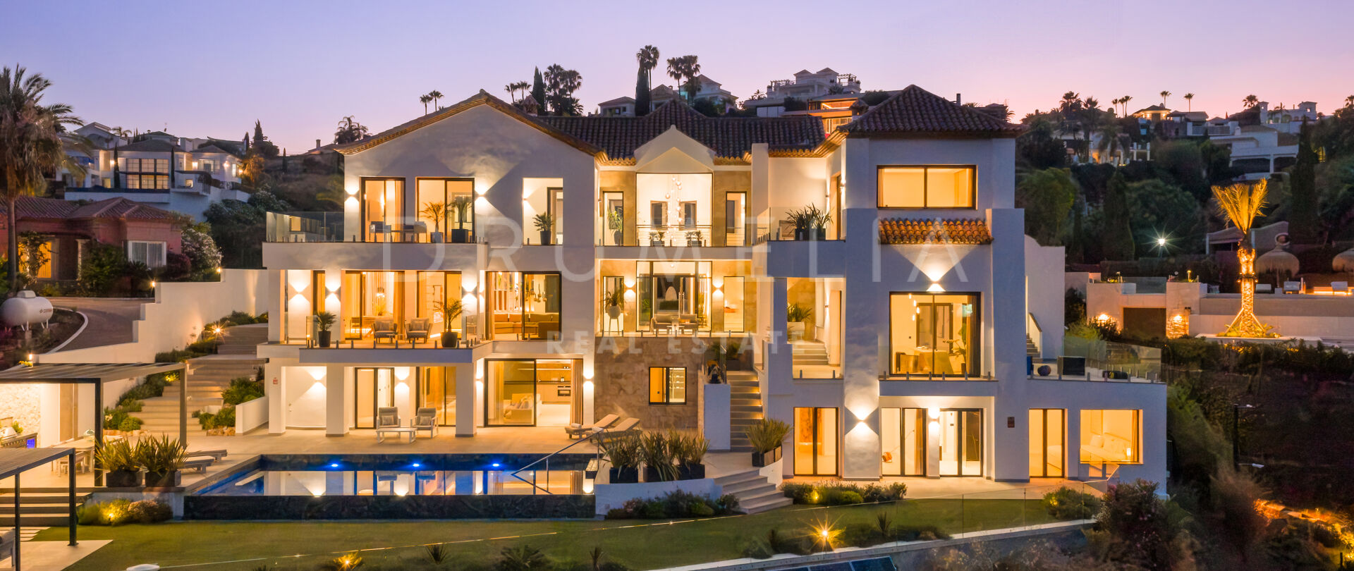 Villa Moderne avec Vue Mer à Los Flamingos, Benahavís