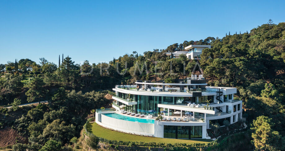 EL UNICO - Luxe Nieuwbouwvilla met Panoramisch Zeezicht in La Zagaleta, Benahavís