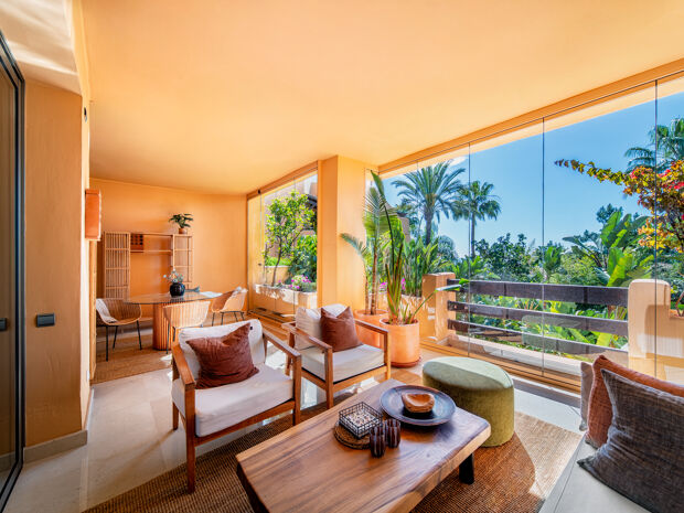 Urokliwy Apartament w Ekskluzywnym Kompleksie Mansion Club, Marbella