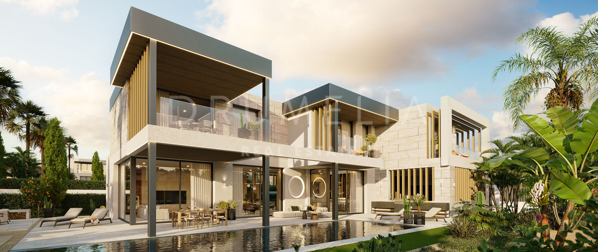 Off Plan: 4-Bed Luxury Villa in Bel-Air, Estepona – Panoramic Sea Views, Private Pool & Mature Garden