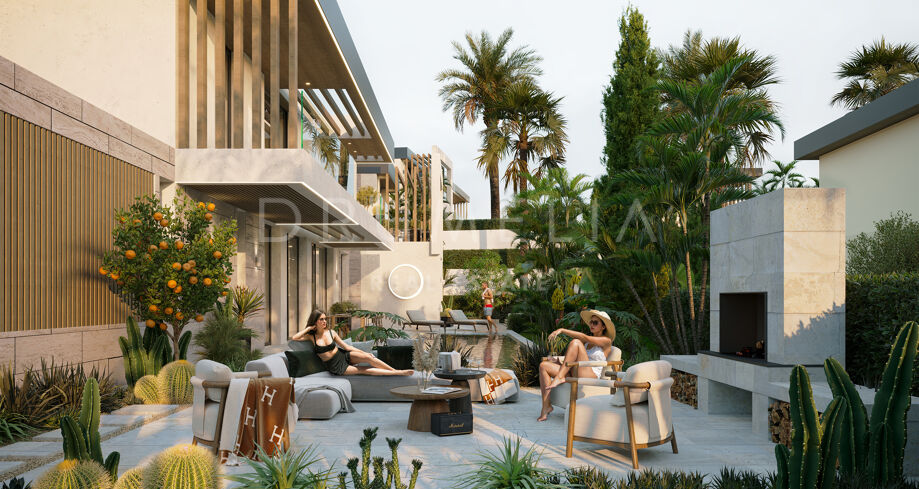 Off Plan: 4-Bed Luxury Villa in Bel-Air, Estepona – Panoramic Sea Views, Private Pool & Mature Garden