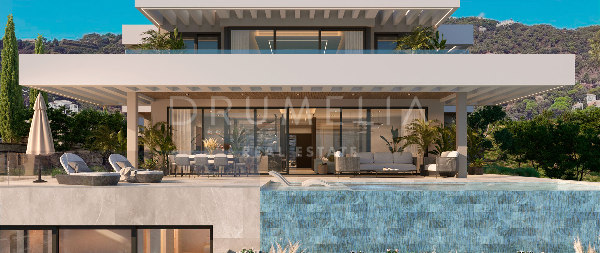 Élégance moderne avec vue panoramique à El Madroñal, Benahavís