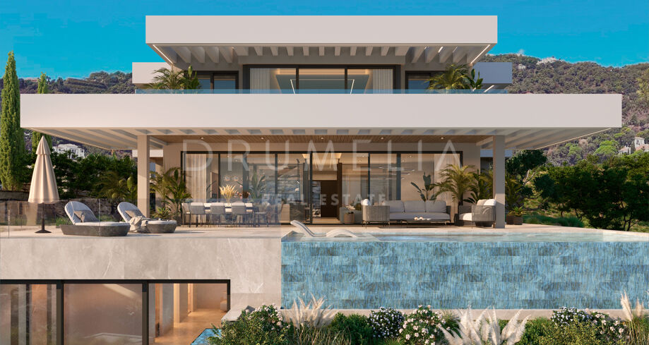 Современная элегантность с панорамным видом в Эль Мадроньяль, Бенахавис