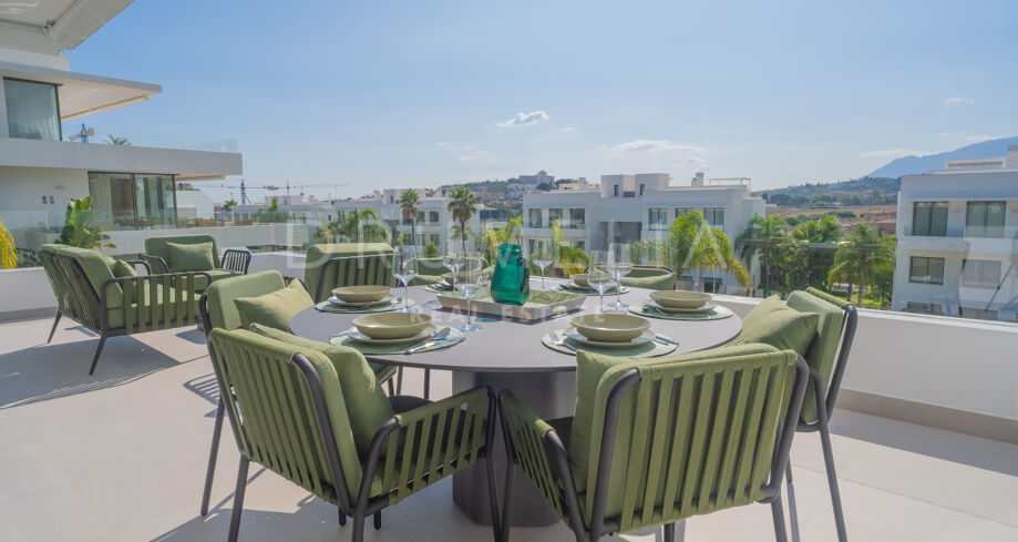 Appartement spacieux et lumineux avec terrasse à Nueva Milla de Oro