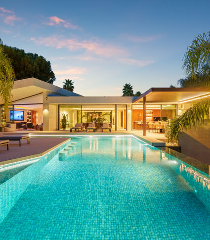 Villa with Spacious Living and Outdoor Elegance in Hacienda Las Chapas