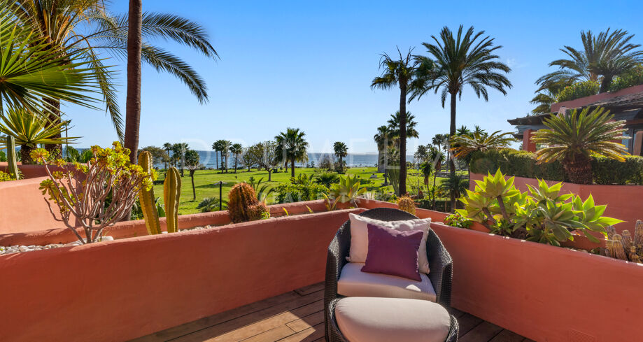 6-Bed Remarkable Beachfront Triplex in Torre Bermeja, Estepona