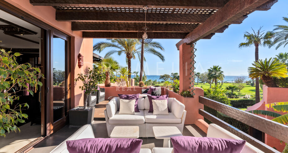 6-Bed Remarkable Beachfront Triplex in Torre Bermeja, Estepona