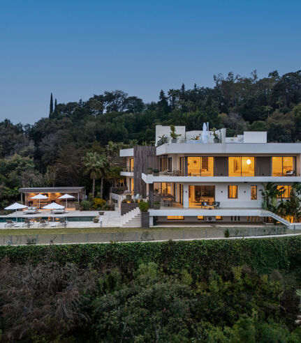 The Retreat - Nytt hisnande modernt lyxigt chic hus med panoramautsikt i La Zagaleta, Benahavis