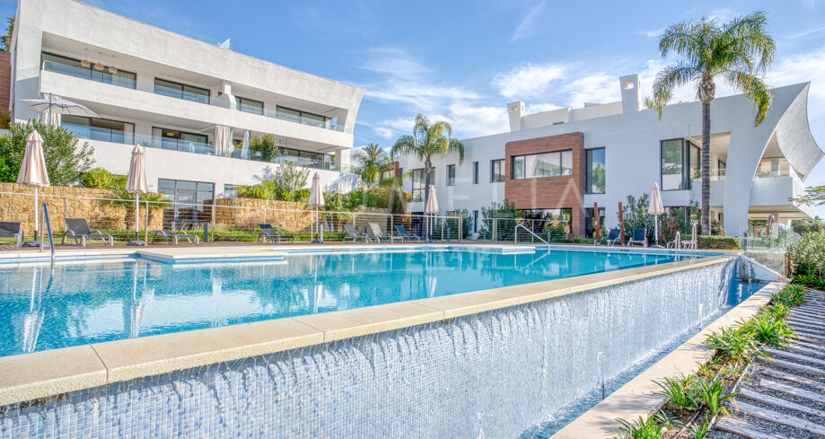 Elegant lyxig duplex med havsutsikt till salu i La Reserva de Sierra Blanca, Marbella Golden Mile