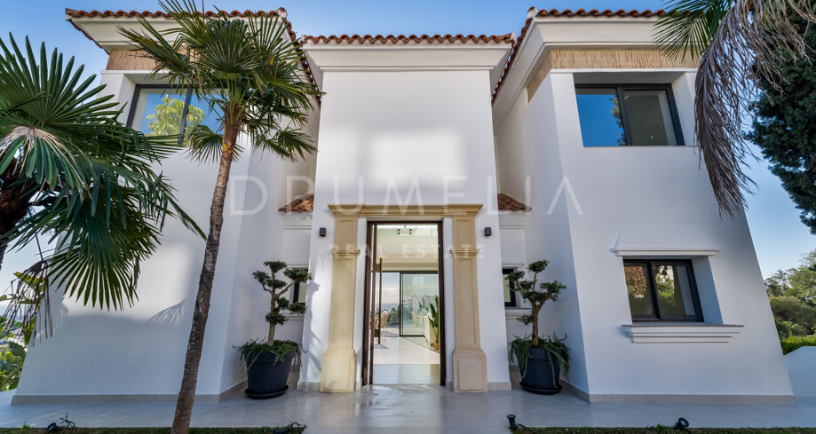 Zupełnie nowa willa z panoramicznym widokiem na morze i najnowocześniejszymi udogodnieniami w La Alborada- Benahavís
