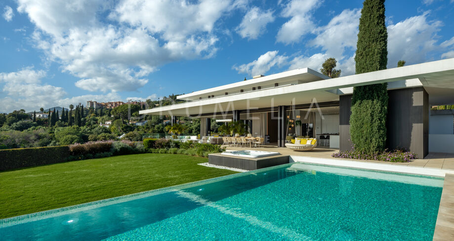 Elegantes Designerhaus in moderner High-End-Anlage in La Quinta, Benahavis