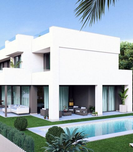 Villas de luxe avec piscine à débordement dans le prestigieux quartier de Nagüeles à Marbella