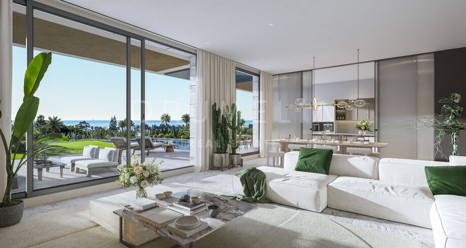 Off Plan- Exclusieve villa met adembenemend uitzicht op zee in Bel-Air, Estepona