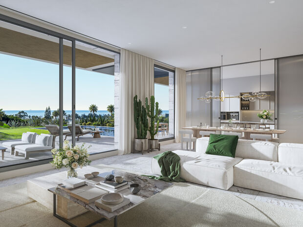 Hors Plan: Fabuleuse Villa avec Vue Imprenable sur la mer à Bel-Air, Estepona