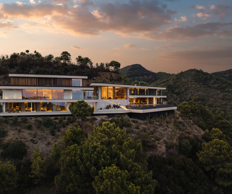 Casa Cuiabá - New eco-friendly modern luxury villa with panoramic sea views in fabulous Monte Mayor, Benahavis