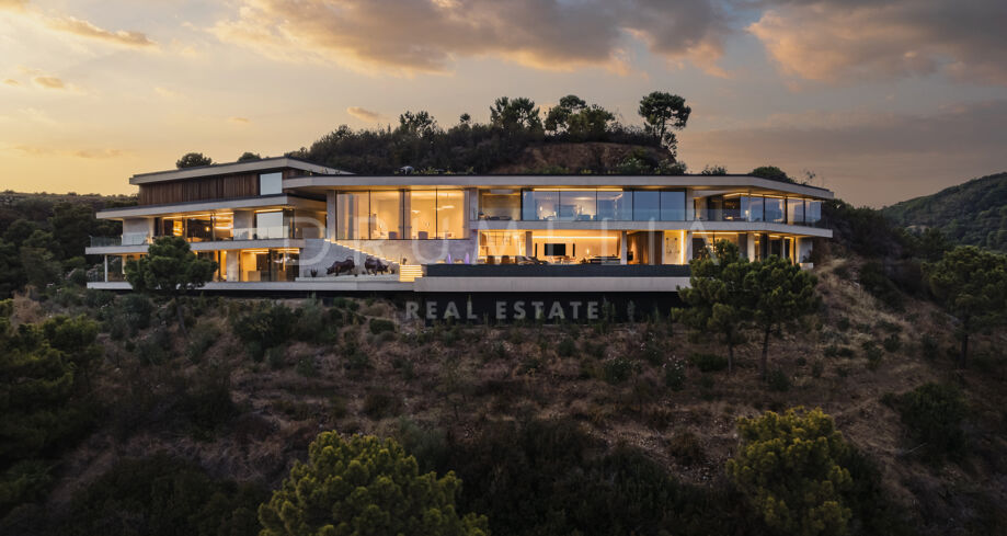 Casa Cuiabá - Nieuwe milieuvriendelijke moderne luxe villa met panoramisch uitzicht op zee in het prachtige Monte Mayor, Benahavis