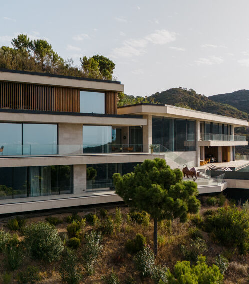 Casa Cuiabá - New eco-friendly modern luxury villa with panoramic sea views in fabulous Monte Mayor, Benahavis