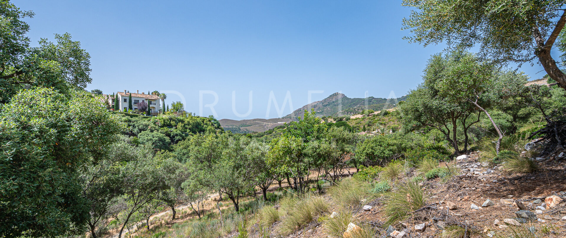 Terrain exquis avec la possibilité d'un projet clé en main à La Zagaleta, Benahavís