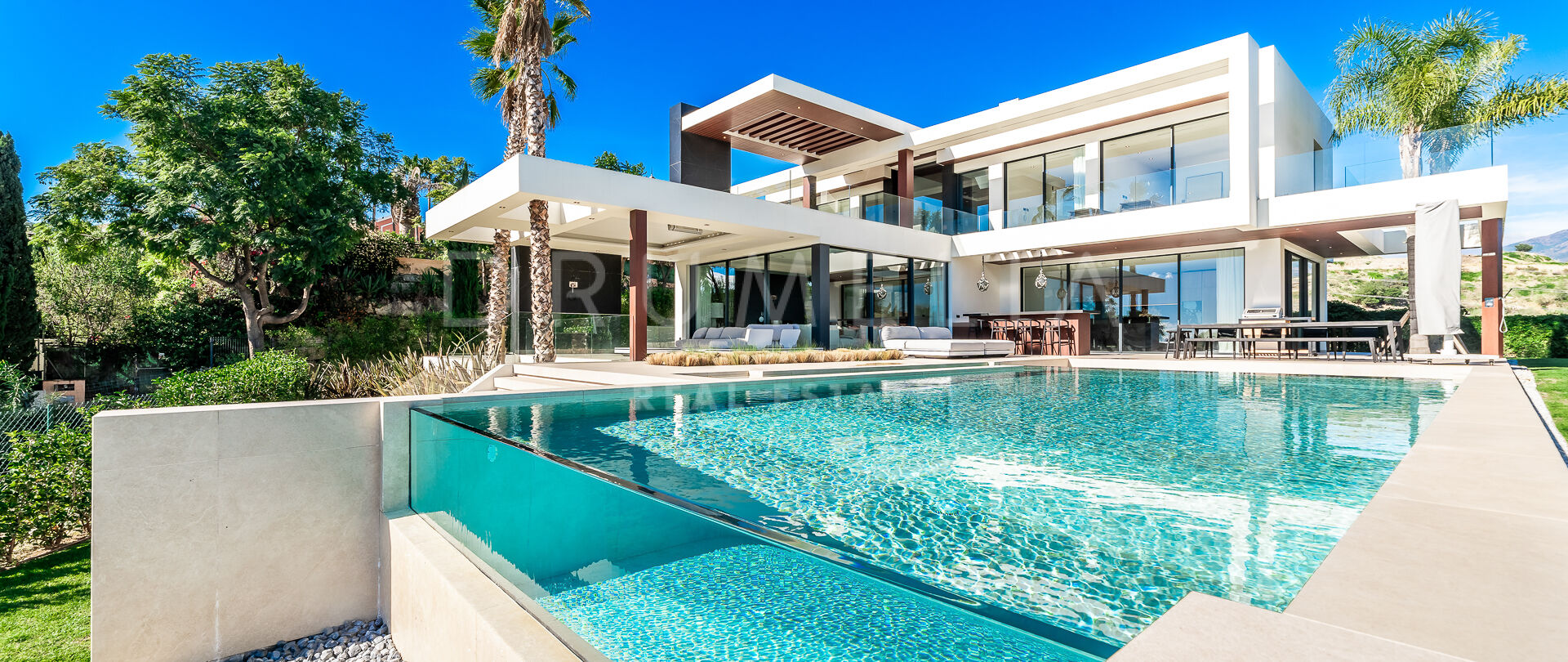 Nowoczesna Luksusowa Willa z Widokiem na Morze w Los Flamingos Golf