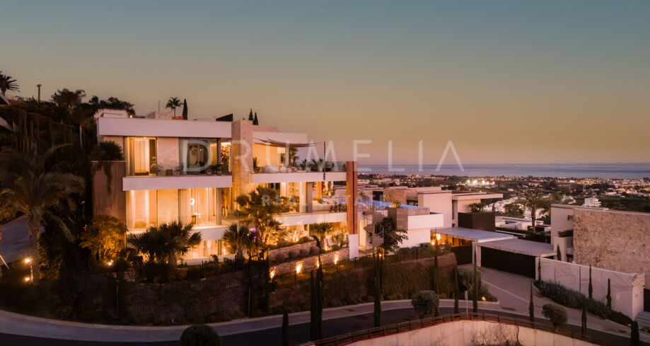 Panoramische Villa met Zeezicht en Privéspa in La Quinta