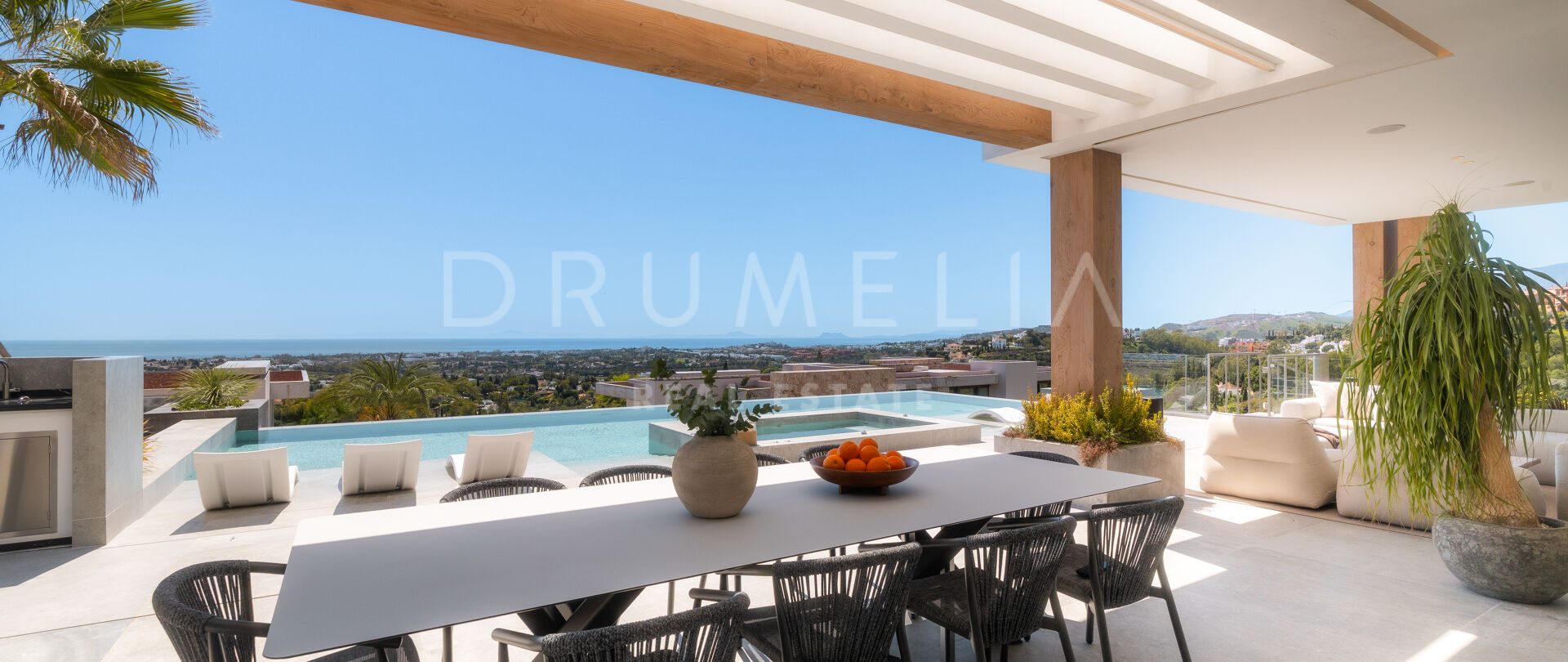 Вилла с Панорамным Видом на Море и Частным Спа в Ла-Кинта