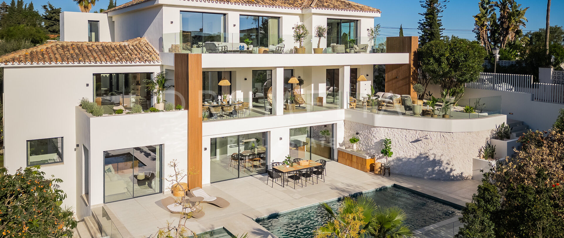 Sofistikert Moderne Oase Marbella Øst