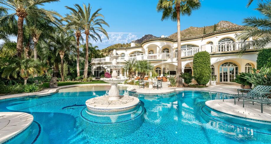 Iconic Estate with Panoramic Sea Views in Cascada de Camoján, Marbella
