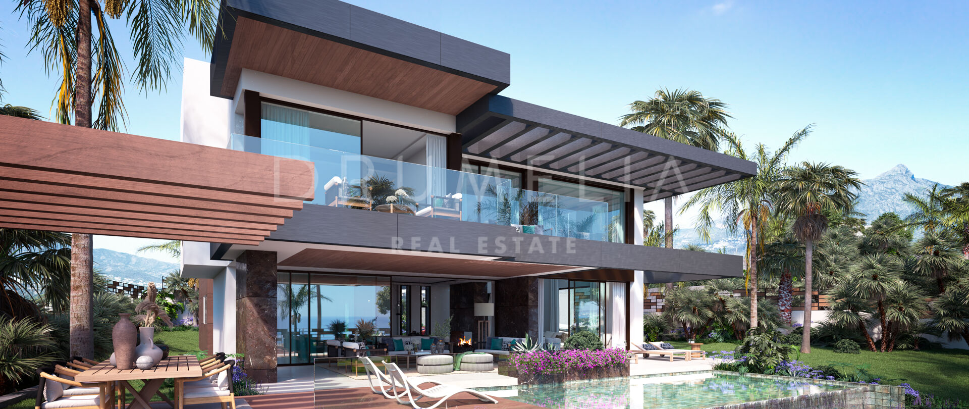 Off- Plan Luxe Villa Project: met uitzicht op zee en de bergen en op maat gemaakte voorzieningen in het hart van Nueva Andalucia
