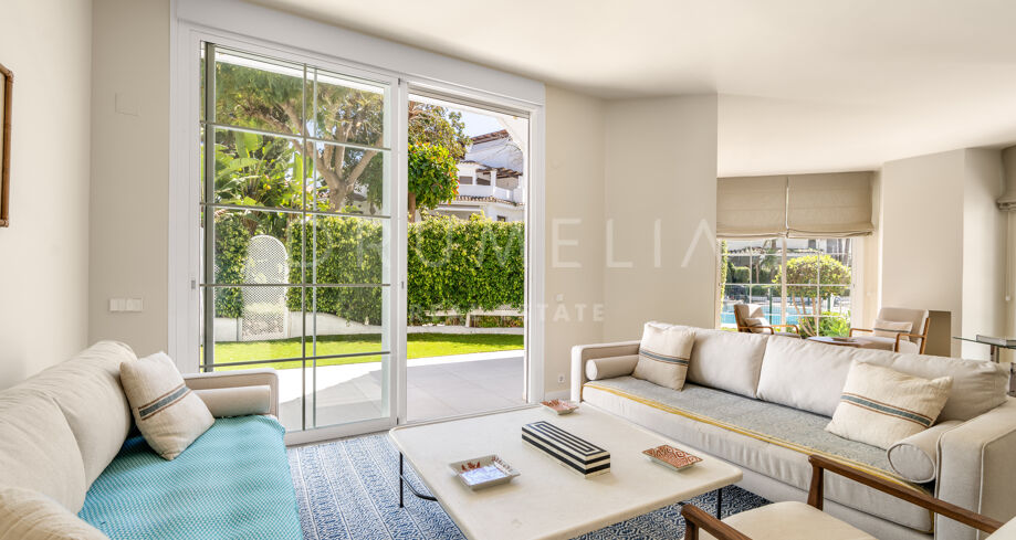 Ground floor apartment beachside Golden Beach, Marbella