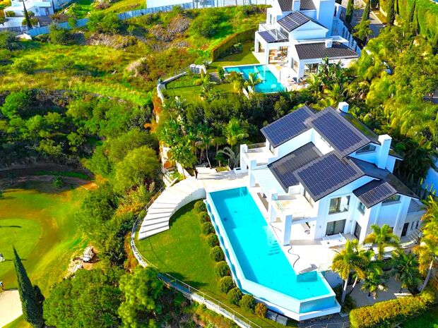 Villa Contemporánea de Lujo con Vistas Panorámicas Los Flamingos Golf, Benahavís