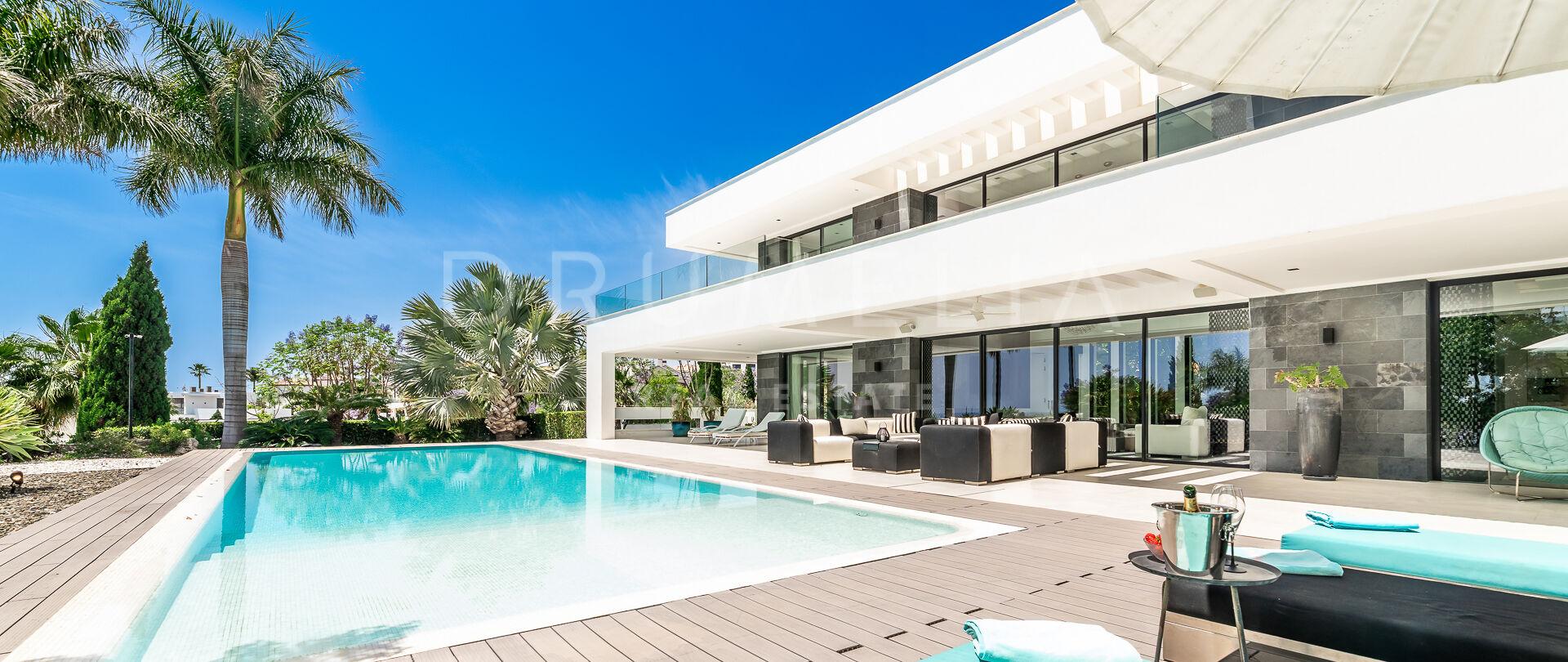 Villa de Luxe avec Vues sur la Mer et le Golf à Los Flamingos Golf, Benahavís