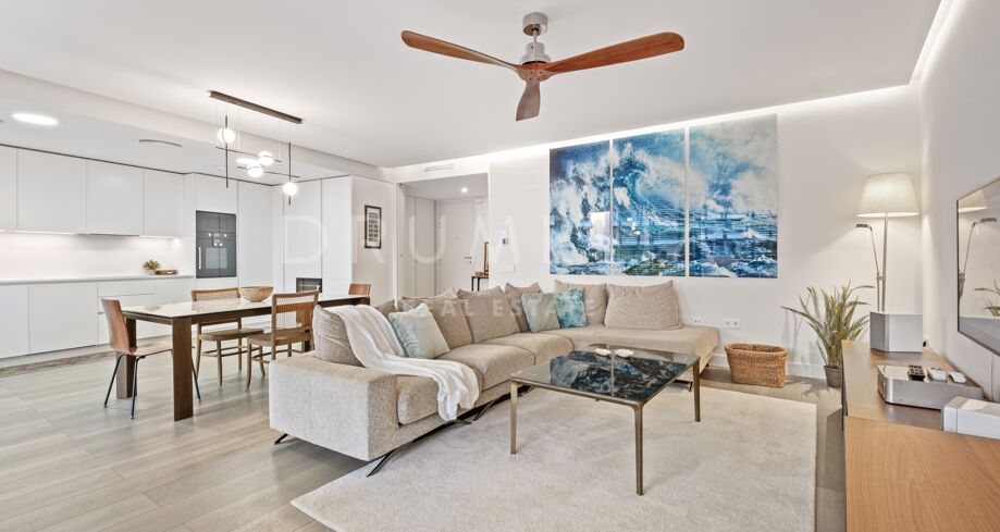 Ground-floor apartment with terrace and garden in Estepona West