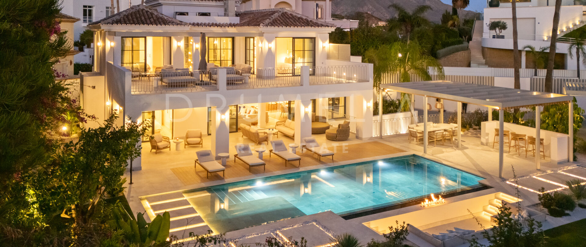 Nowoczesna Willа Śródziemnomorska z Widokiem na Morze w El Herrojo, Benahavis