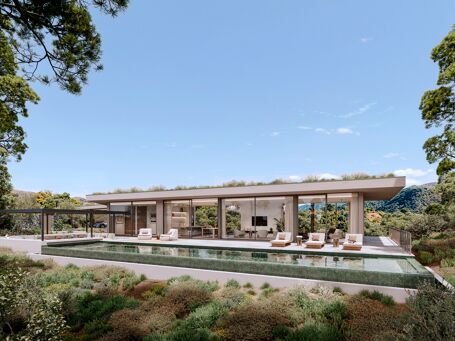 Moderne villa med panoramautsikt i Monte Mayor, Benahavís